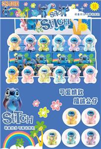 12入树脂植绒/史迪仔/混色混款 - OBL10412333