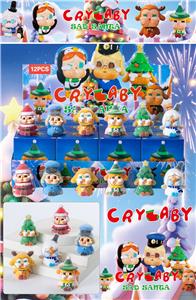 12入树脂植绒/哭娃圣诞/混色混款 - OBL10412342