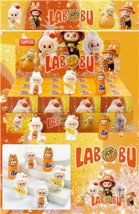 12入树脂植绒/芬达 拉布布/混色混款 - OBL10412345