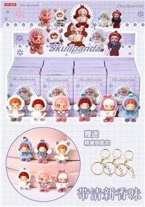 大号8入植绒SP(金色钥匙扣）/混色混款 - OBL10412368