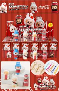 PVC四件套盲盒（24入吊绳） /植绒款/混色混款 - OBL10412384