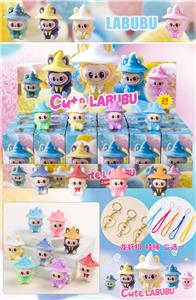 PVC帽子盲盒（24入吊绳）/植绒款/混色混款 - OBL10412385