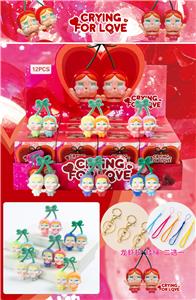 pvc樱桃盲盒（12入吊绳）/植绒款/混色混款 - OBL10412423