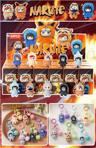  PVC火影忍者盲盒（12入钥匙扣）/植绒款/混色混款 - OBL10412451