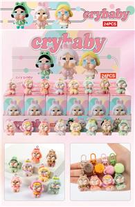 哭娃（24入门型扣）/树脂植绒款/混色混款 - OBL10412496