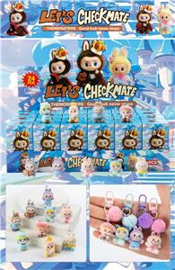 皇冠拉布（24入门型扣）/树脂植绒款/混色混款 - OBL10412501