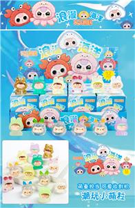 盒庄12只萌粒盲盒/植绒款/混色混款 - OBL10412535