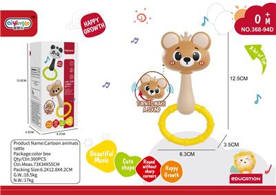 带软胶环小熊摇铃 - OBL10412708