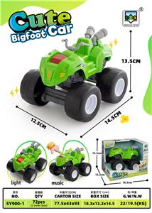 大脚怪卡通摩托车 - OBL10412842