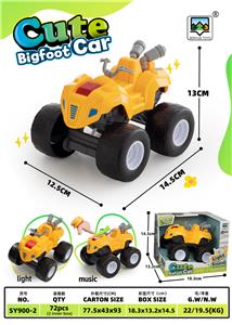 大脚怪卡通摩托车 - OBL10412843