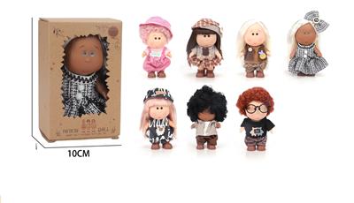 爆款正版1比1时装18CM全搪胶西班牙Mia土豆娃娃公仔 - OBL10413046