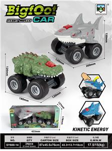 滑行鲨鱼+鳄鱼大脚车（带灯光音乐）
 2只装 - OBL10413153