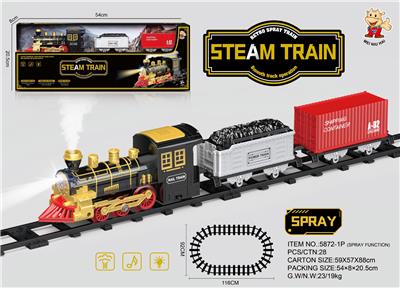 仿真蒸汽电动轨道火车 - OBL10414766