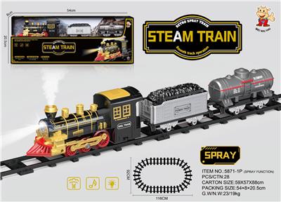 仿真蒸汽电动轨道火车 - OBL10414767