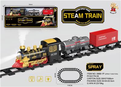 仿真蒸汽电动轨道火车 - OBL10414769