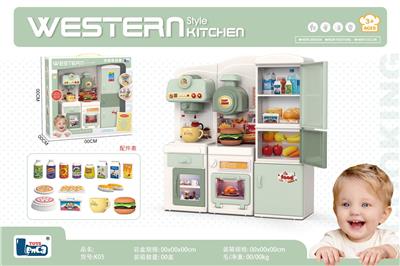 咖啡台+汉堡台+冰箱 - OBL10414886