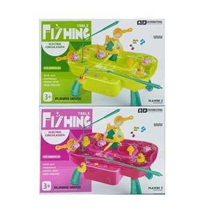 扮家家粉色钓鱼台（3小黄鸭+3小粉鱼）
（音乐+灯光） - OBL10415747