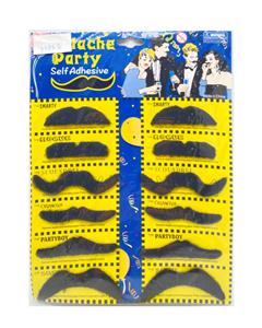 12PCS装1卡黑色胡子 - OBL10415876