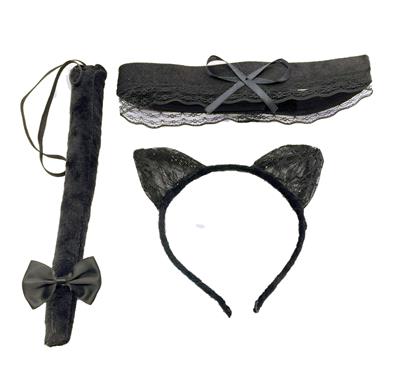 头饰项圈尾巴三件套 - OBL10415950