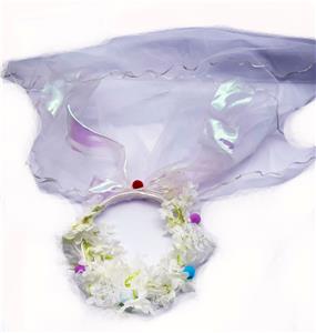 普通6朵礼花头饰加纱 - OBL10415962