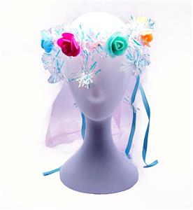 带电闪光靓丝加6花头纱 - OBL10415977