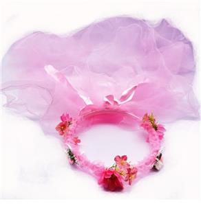 普通头纱加单层纱加假花 - OBL10415992