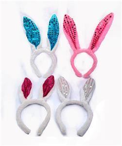 12只装1袋珠片兔耳朵 - OBL10416091