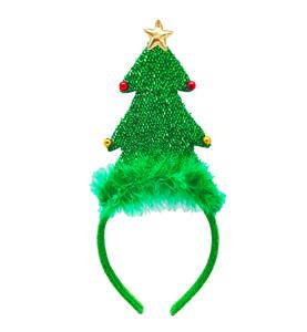 圣诞树头饰加毛条 - OBL10416105