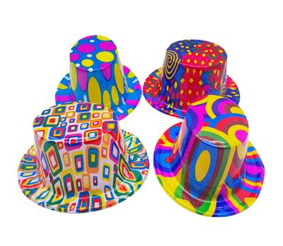 彩印小平帽12只装1袋 - OBL10416121