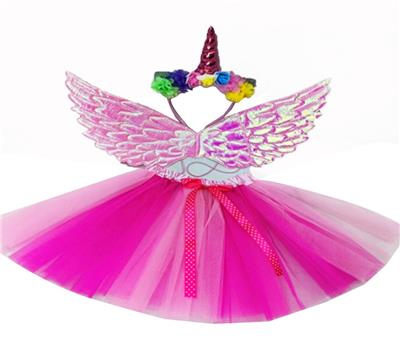 加花朵头饰三件套 - OBL10416185