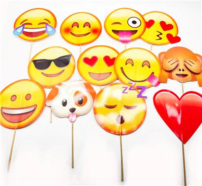 卡头袋12PCS笑脸纸卡 - OBL10416196