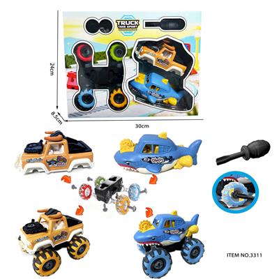 DIY拆装大轮车（鲨鱼/牛角壳） - OBL10416499