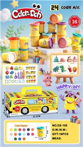 16色50g罐装彩泥
18pcs工具+16pcs泥 - OBL10416581