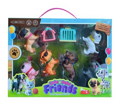 4只小狗开窗盒 - OBL10417098