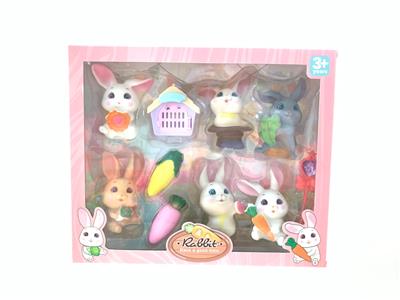 6只兔子开窗盒 - OBL10417100