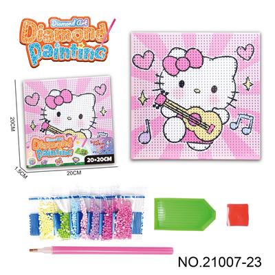 史迪仔系列-点钻相框5D钻石画(20x20CM) - OBL10417185