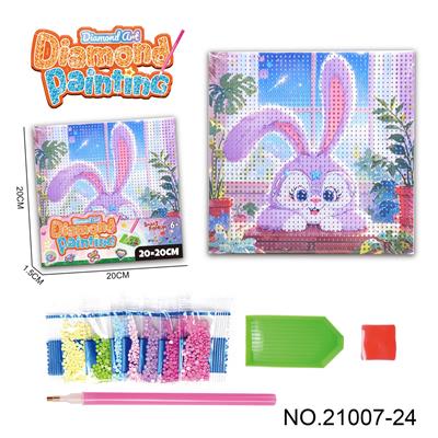 史迪仔系列-点钻相框5D钻石画(20x20CM) - OBL10417186