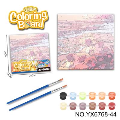 风景系列-涂鸦数字油画（20*20CM） - OBL10417266