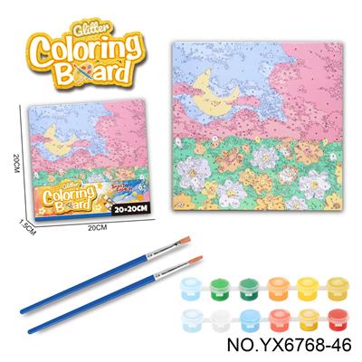 风景系列-涂鸦数字油画（20*20CM） - OBL10417268