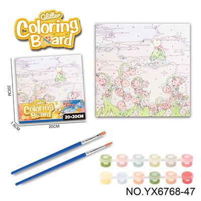 风景系列-涂鸦数字油画（20*20CM） - OBL10417269