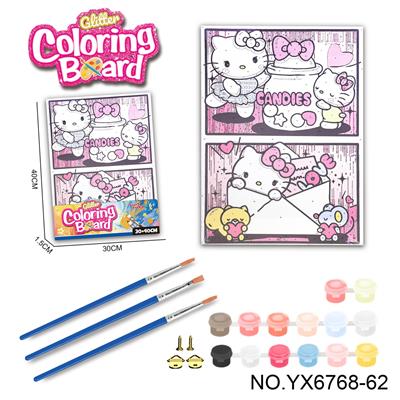 KT猫-涂鸦数字油画（30*40CM） - OBL10417279