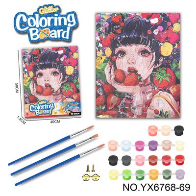 动漫系列-涂鸦数字油画（40*50CM） - OBL10417286