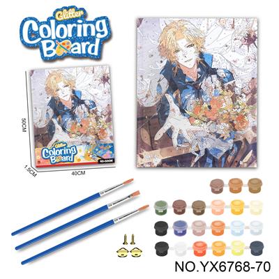 动漫系列-涂鸦数字油画（40*50CM） - OBL10417287