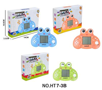 解压益智掌上经典卡通青蛙造型游戏机（俄罗斯方块）2*AG13包 - OBL10417370