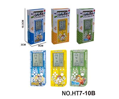 解压益智掌上经典游戏机（俄罗斯方块）2粒7号不包 - OBL10417377