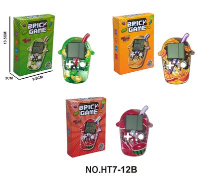 解压益智掌上经典奶茶杯游戏机（俄罗斯方块）2粒7号不包 - OBL10417379