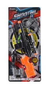 枪片警察套-三弹针枪狙击枪配手铐、手雷、望远镜和指南针 - OBL10417753