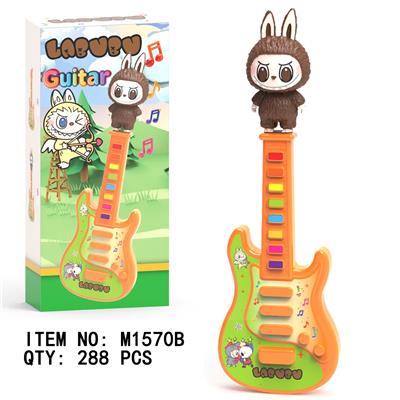 拉布布 电动音乐吉他 带公仔 - OBL10417778