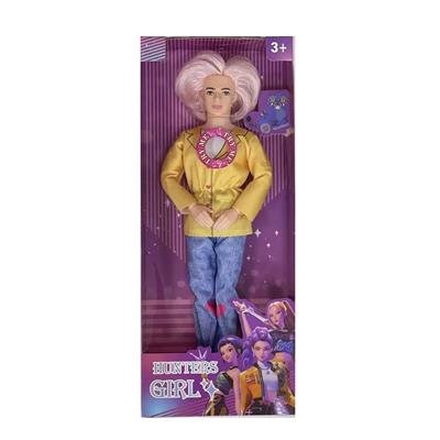 1比1 K-POP 猎魔男团真人版  11.5寸11关节实身带七彩灯光主题曲 - OBL10418590