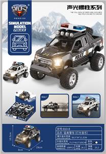 仿真惯性声光车-福特猛禽警车
（带灯光音乐） - OBL10418807